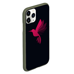 Чехол iPhone 11 Pro матовый Colibri Pantone, цвет: 3D-темно-зеленый — фото 2