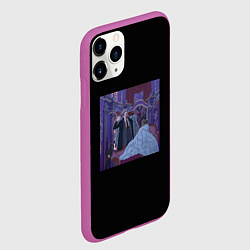 Чехол iPhone 11 Pro матовый Playingtheangel - infinity, цвет: 3D-фиолетовый — фото 2