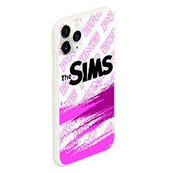 Чехол iPhone 11 Pro матовый The Sims pro gaming: символ сверху, цвет: 3D-белый — фото 2