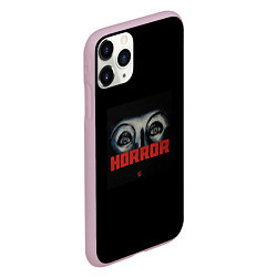 Чехол iPhone 11 Pro матовый Hella hilz, Jeembo, Tveth, Bato - Horror, цвет: 3D-розовый — фото 2