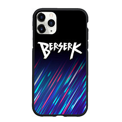 Чехол iPhone 11 Pro матовый Berserk stream, цвет: 3D-черный