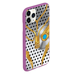 Чехол iPhone 11 Pro матовый Garrus Mass Effect, цвет: 3D-фиолетовый — фото 2