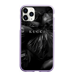 Чехол iPhone 11 Pro матовый Куччи, цвет: 3D-светло-сиреневый