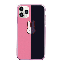 Чехол iPhone 11 Pro матовый Ребенок идола - Кролик лого, цвет: 3D-розовый
