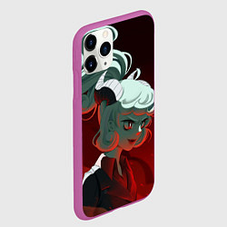 Чехол iPhone 11 Pro матовый Modeus, цвет: 3D-фиолетовый — фото 2