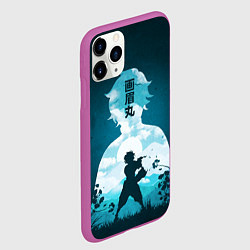 Чехол iPhone 11 Pro матовый Gabimaru the Hollow, цвет: 3D-фиолетовый — фото 2