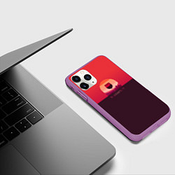 Чехол iPhone 11 Pro матовый Виноагент, цвет: 3D-фиолетовый — фото 2