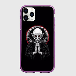 Чехол iPhone 11 Pro матовый Мертвая преданность, цвет: 3D-фиолетовый