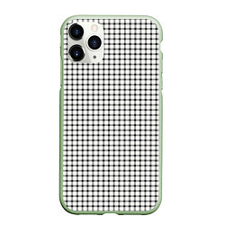Чехол iPhone 11 Pro матовый Мелкая серая клетка