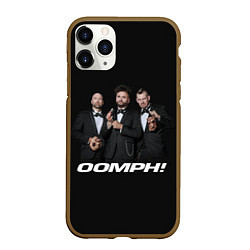 Чехол iPhone 11 Pro матовый Oomph band, цвет: 3D-коричневый