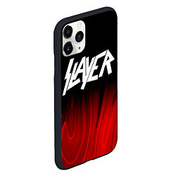 Чехол iPhone 11 Pro матовый Slayer red plasma, цвет: 3D-черный — фото 2