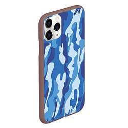 Чехол iPhone 11 Pro матовый Blue military, цвет: 3D-коричневый — фото 2