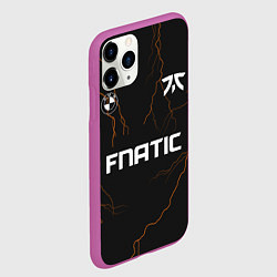 Чехол iPhone 11 Pro матовый Форма Fnatic молнии, цвет: 3D-фиолетовый — фото 2