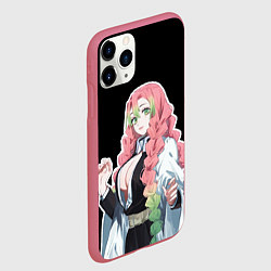 Чехол iPhone 11 Pro матовый Мицури канроджи - минимализм, цвет: 3D-малиновый — фото 2