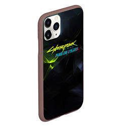 Чехол iPhone 11 Pro матовый Сyberpunk 2077 phantom liberty, цвет: 3D-коричневый — фото 2