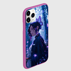 Чехол iPhone 11 Pro матовый Шинобу Кочо из Клинка, цвет: 3D-фиолетовый — фото 2