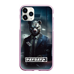Чехол iPhone 11 Pro матовый Payday 3 bear, цвет: 3D-розовый