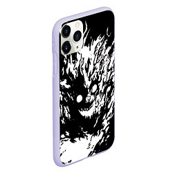 Чехол iPhone 11 Pro матовый Dead inside sf, цвет: 3D-светло-сиреневый — фото 2