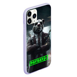 Чехол iPhone 11 Pro матовый Payday 3 dog, цвет: 3D-светло-сиреневый — фото 2