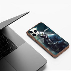 Чехол iPhone 11 Pro матовый Payday 3 mask, цвет: 3D-коричневый — фото 2