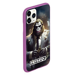 Чехол iPhone 11 Pro матовый Gorilla Payday 3, цвет: 3D-фиолетовый — фото 2