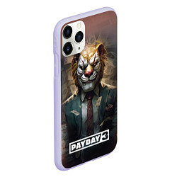 Чехол iPhone 11 Pro матовый Payday 3 lion, цвет: 3D-светло-сиреневый — фото 2