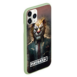 Чехол iPhone 11 Pro матовый Payday 3 lion, цвет: 3D-салатовый — фото 2