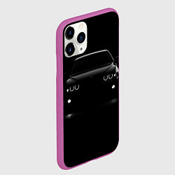 Чехол iPhone 11 Pro матовый BMW in the dark, цвет: 3D-фиолетовый — фото 2