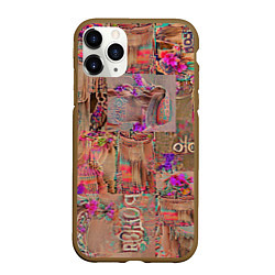 Чехол iPhone 11 Pro матовый Бохо шик - дух свободы, цвет: 3D-коричневый