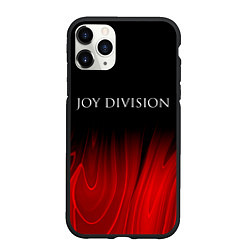 Чехол iPhone 11 Pro матовый Joy Division red plasma, цвет: 3D-черный