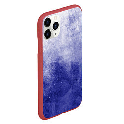 Чехол iPhone 11 Pro матовый Текстура Ocean splash, цвет: 3D-красный — фото 2