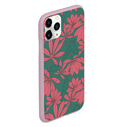 Чехол iPhone 11 Pro матовый Pink nature, цвет: 3D-розовый — фото 2