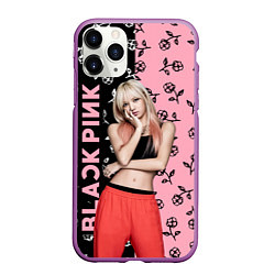 Чехол iPhone 11 Pro матовый Blackpink - Lalisa, цвет: 3D-фиолетовый