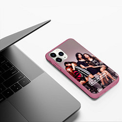 Чехол iPhone 11 Pro матовый Blackpink kpop, цвет: 3D-малиновый — фото 2