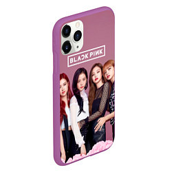 Чехол iPhone 11 Pro матовый Blackpink girls, цвет: 3D-фиолетовый — фото 2