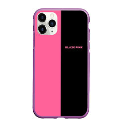 Чехол iPhone 11 Pro матовый Blackpink- двойной, цвет: 3D-фиолетовый