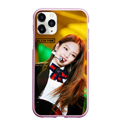 Чехол iPhone 11 Pro матовый Blackpink Jennie Kim, цвет: 3D-розовый