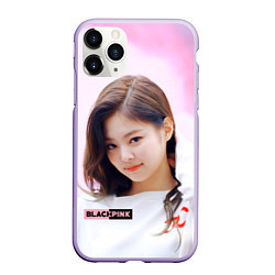 Чехол iPhone 11 Pro матовый Jennie solo, цвет: 3D-светло-сиреневый