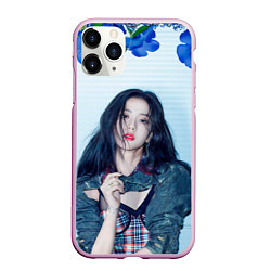 Чехол iPhone 11 Pro матовый Blackpink Jisoo, цвет: 3D-розовый