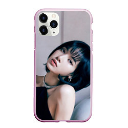 Чехол iPhone 11 Pro матовый Lisa Blackpink, цвет: 3D-розовый