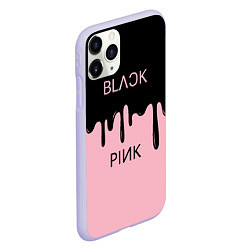 Чехол iPhone 11 Pro матовый Blackpink - краски, цвет: 3D-светло-сиреневый — фото 2