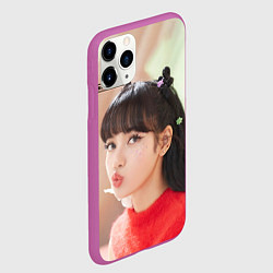 Чехол iPhone 11 Pro матовый Blackpink Lisa, цвет: 3D-фиолетовый — фото 2