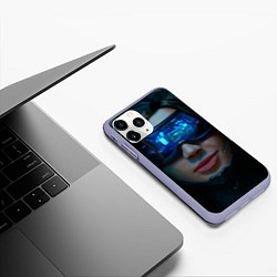 Чехол iPhone 11 Pro матовый Cybergirl, цвет: 3D-светло-сиреневый — фото 2