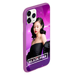 Чехол iPhone 11 Pro матовый BlackPink Jennie, цвет: 3D-фиолетовый — фото 2