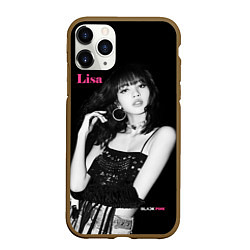 Чехол iPhone 11 Pro матовый Blackpink lovely Lisa, цвет: 3D-коричневый