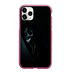 Чехол iPhone 11 Pro матовый Крик - маска, цвет: 3D-малиновый