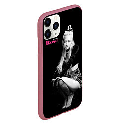 Чехол iPhone 11 Pro матовый Blackpink Rosanna, цвет: 3D-малиновый — фото 2