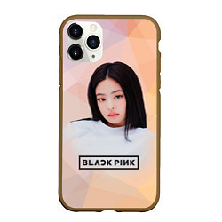 Чехол iPhone 11 Pro матовый Jennie Kim Blackpink, цвет: 3D-коричневый