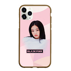 Чехол iPhone 11 Pro матовый Jennie Kim Blackpink, цвет: 3D-коричневый