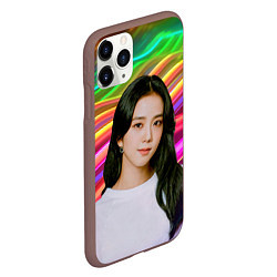 Чехол iPhone 11 Pro матовый Jennie Kim Blackpink, цвет: 3D-коричневый — фото 2